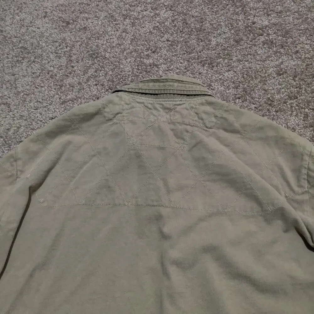 Vintage Polo Ralph Lauren Mens 1/4 Button Sweater‎ Mens XL Quilted Chest *Rare.